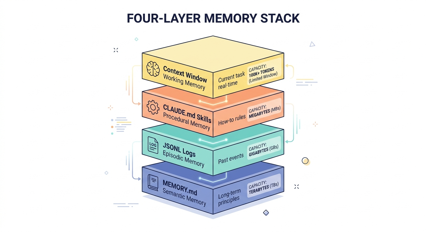 Four-Layer Memory Architecture
