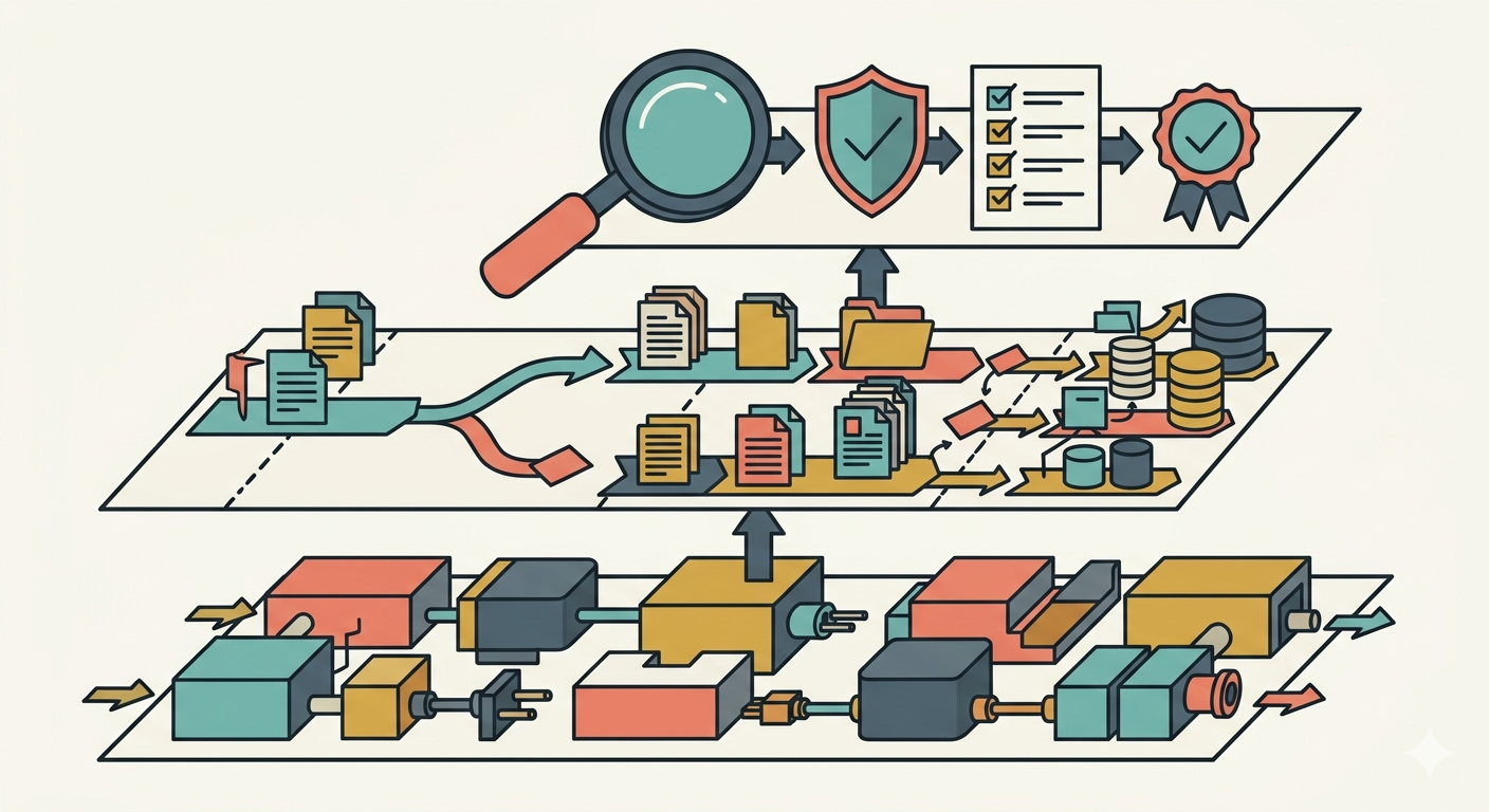 Three-layer view of the AI tool ecosystem