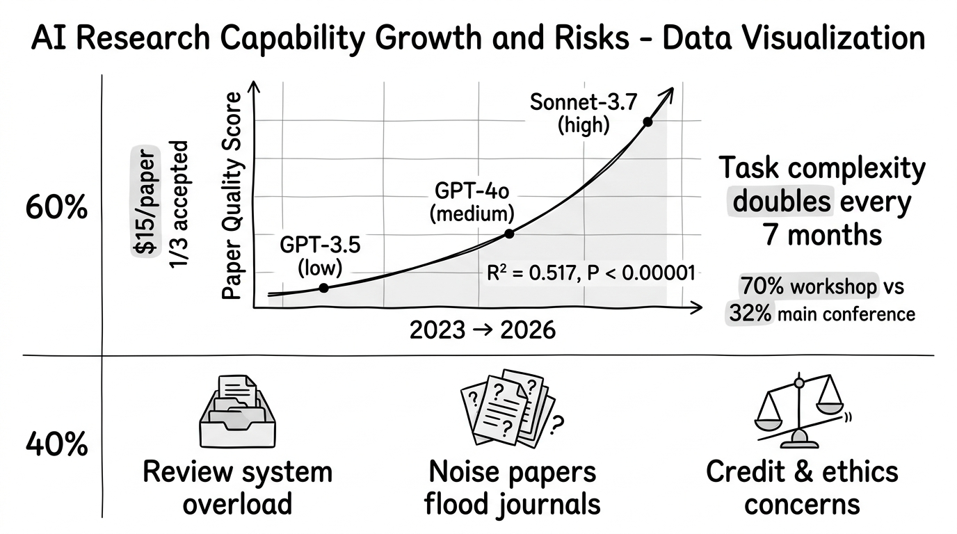 AI research capability growth and three major risks