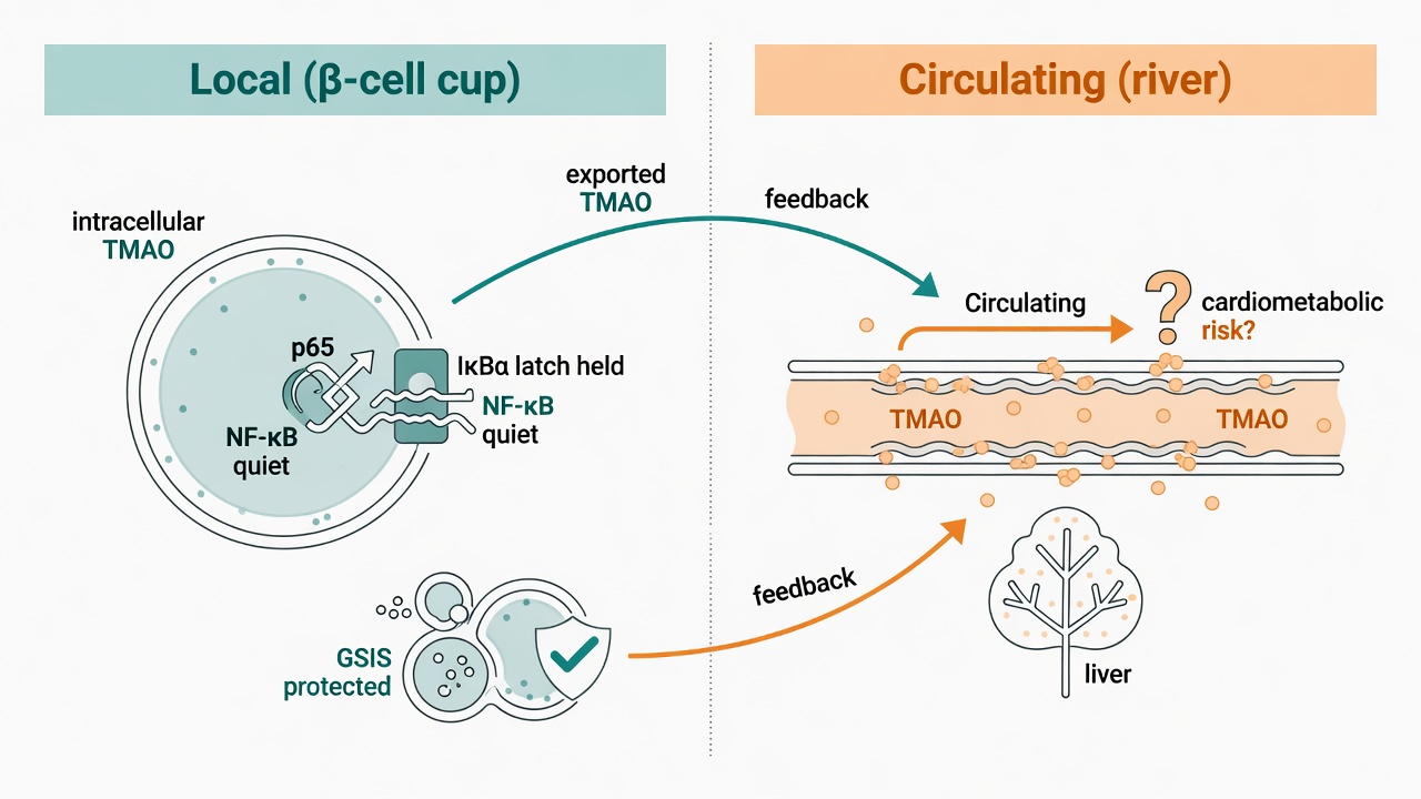 Local intracellular TMAO versus circulating TMAO risk narratives