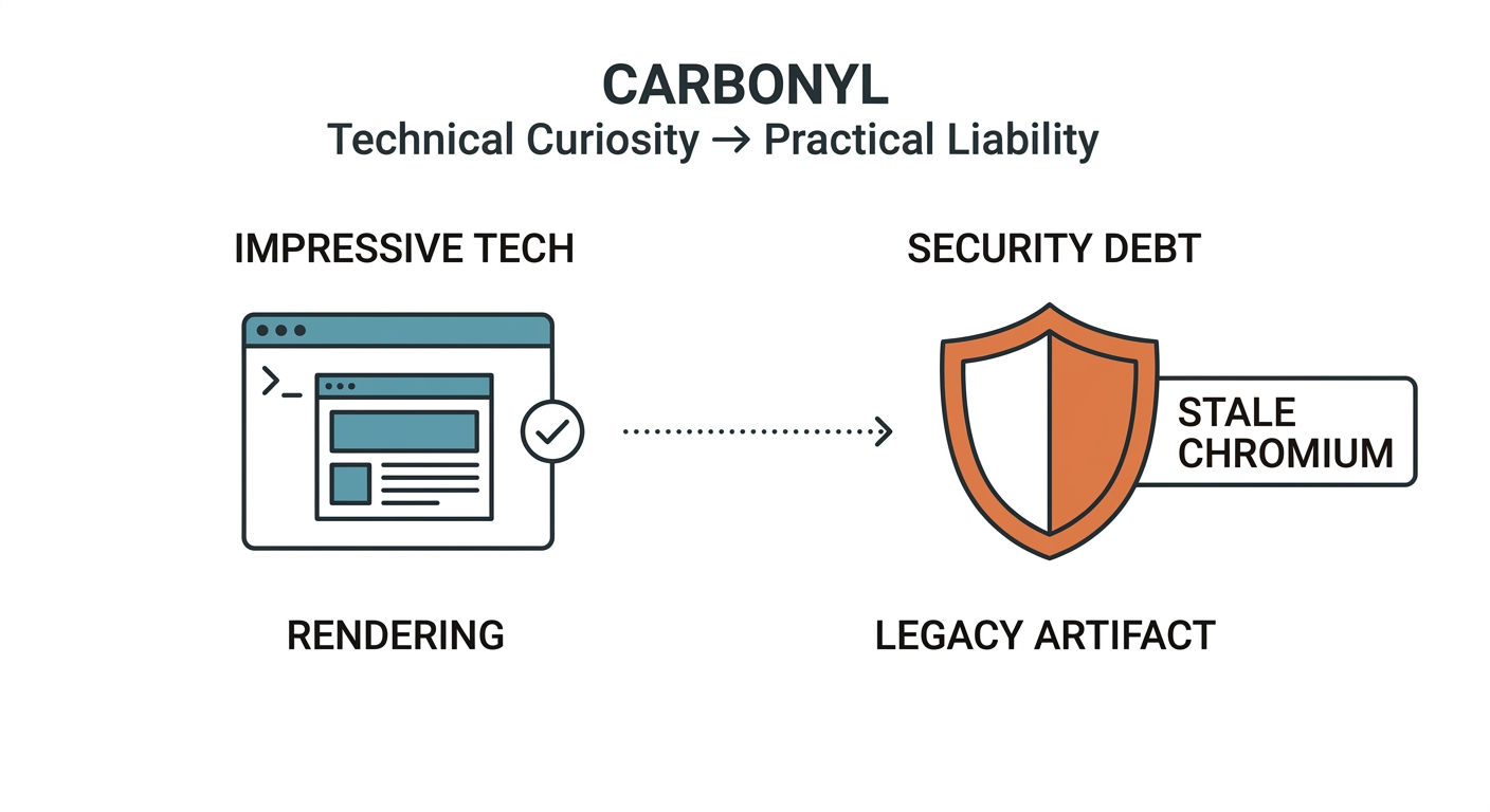 Carbonyl Rendering vs Security Debt