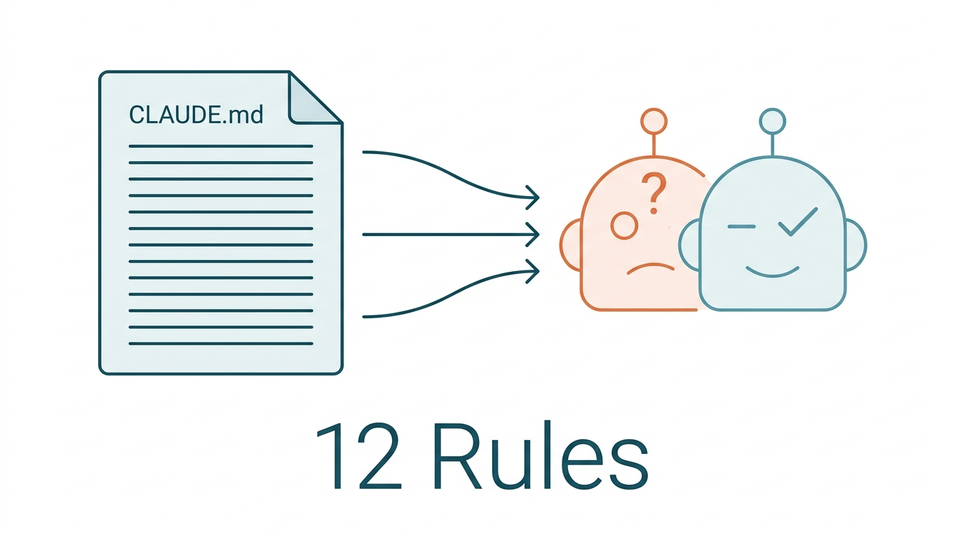 Write These 12 Rules in CLAUDE.md and Cut AI Errors by 70%