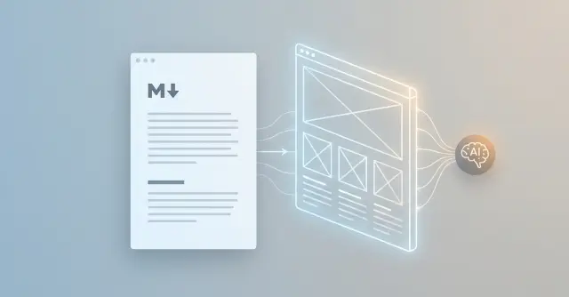 docmd：零配置 AI 優先文件引擎，內建 MCP Server 與 llms.txt 自動生成