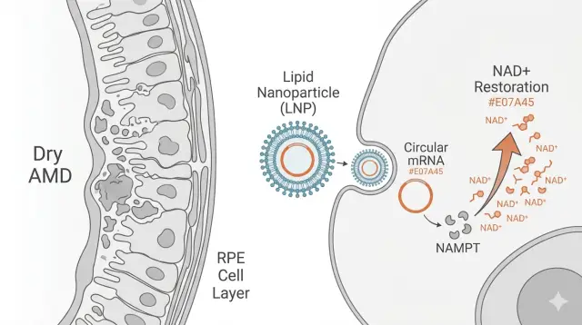 每天補 NMN，不如打一針把 NAMPT 送進眼睛？乾性 AMD 的單次療法想像