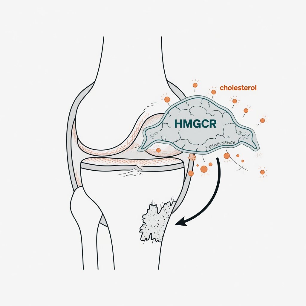 Cholesterol Is Quietly Aging Your Joints: How a Statin Target Accelerates Osteoarthritis