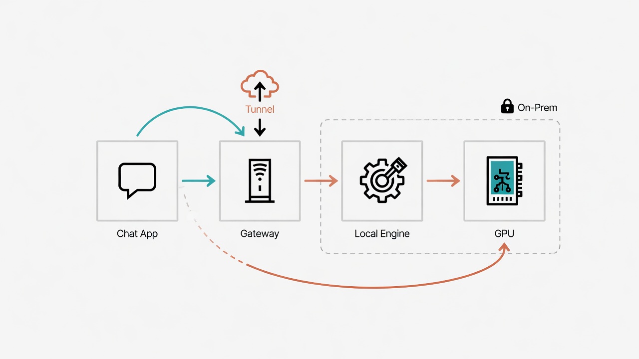 LINE customer service local deployment architecture
