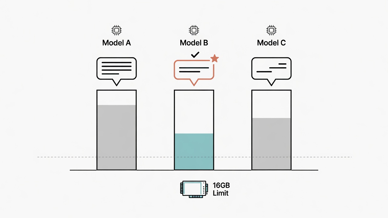 Model VRAM and capability comparison