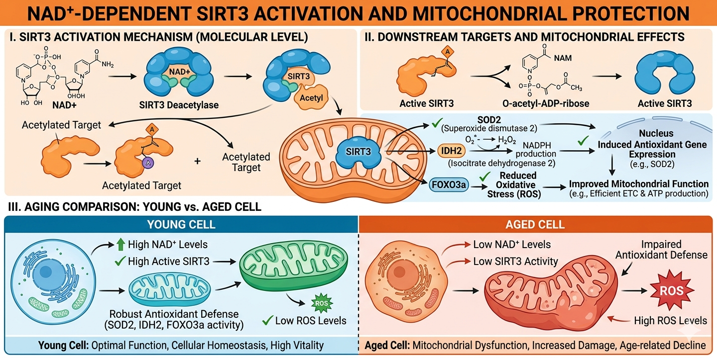 SIRT3 as the mitochondrial commander