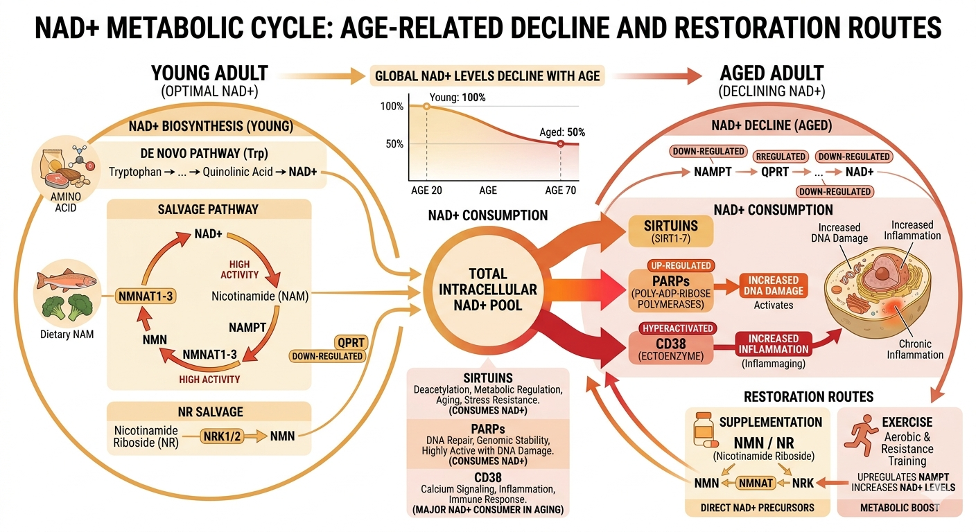 NAD+ and the cellular energy cycle