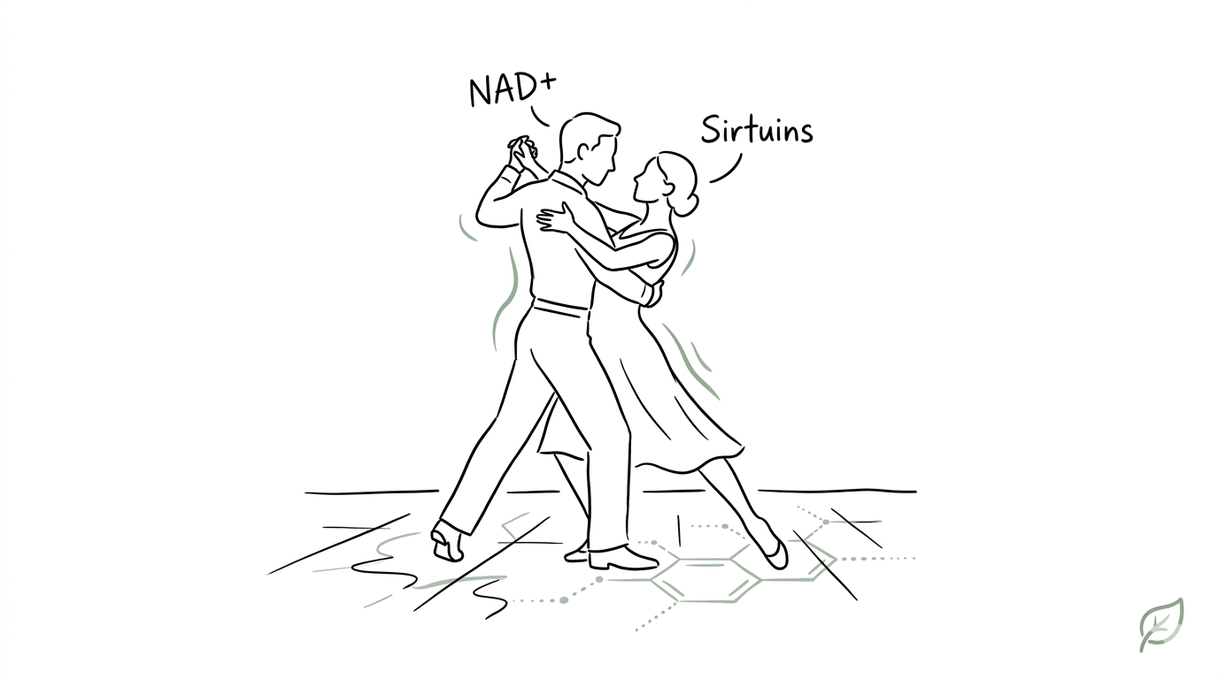 Your Longevity Genes Are Starving — The NAD+ Crisis Behind Sirtuin Shutdown