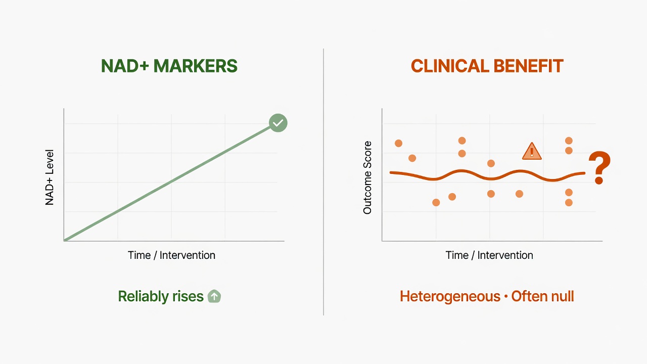 Biomarker vs clinical benefit