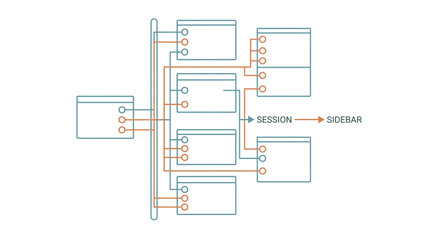 session sidebar