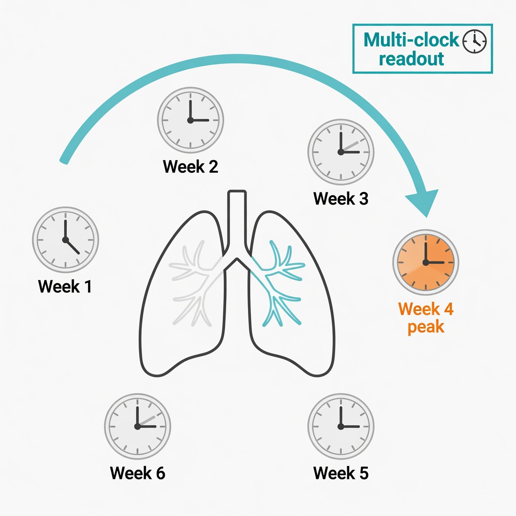 Six proteomic clocks in one IPF trial: can a disease drug also move biological age?