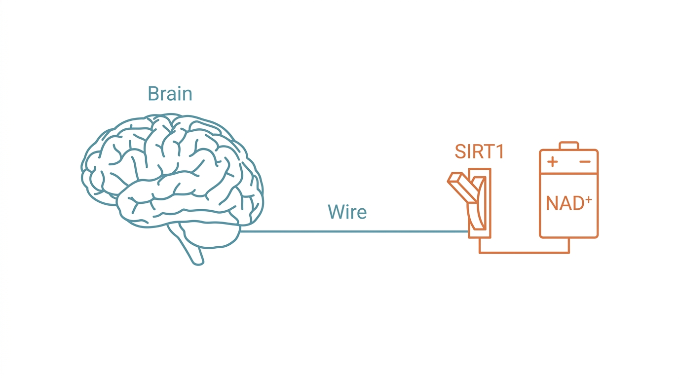 如果老化有個總開關——SIRT1 活化劑能不能救老化的大腦？