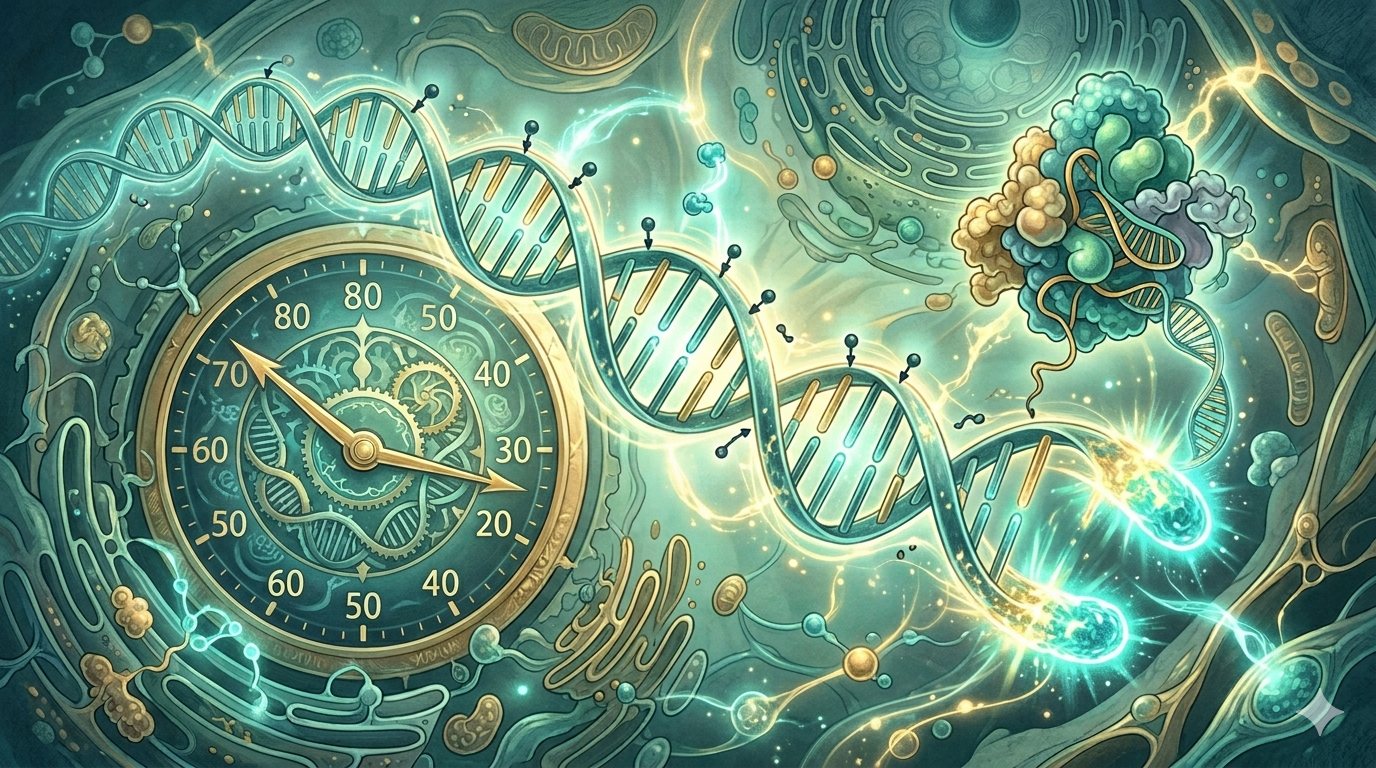 逆轉生物時鐘——端粒酶重啟與表觀遺傳年齡的新證據