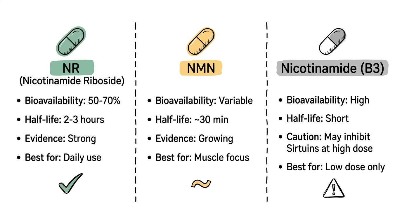 三種前驅物代謝路徑比較