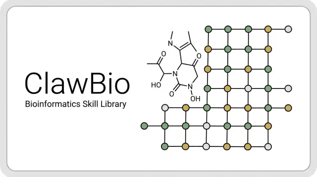 ClawBio: A Practical Skill Library for Bioinformatics Workflows